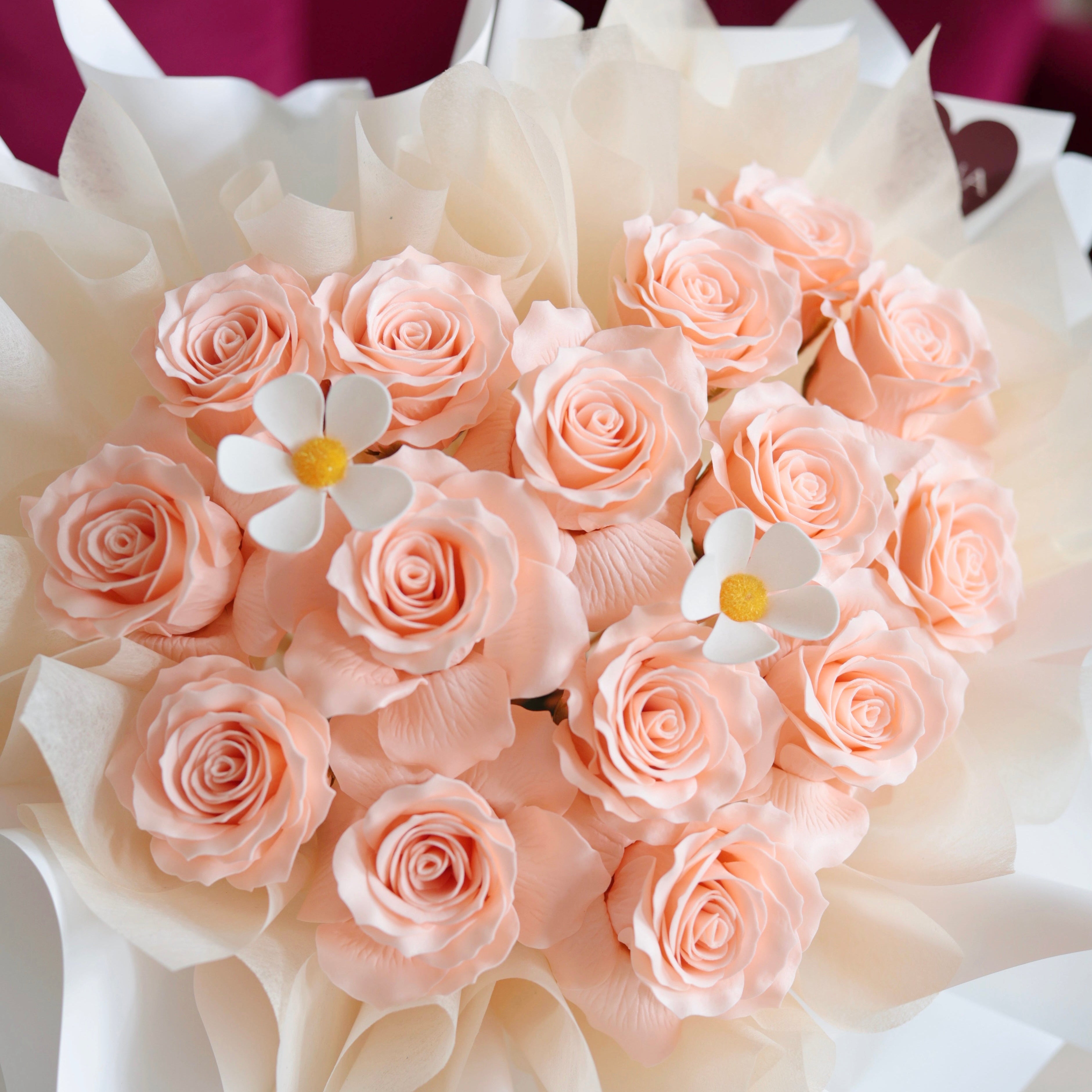 Peaches & Cream (Soap Flowers)