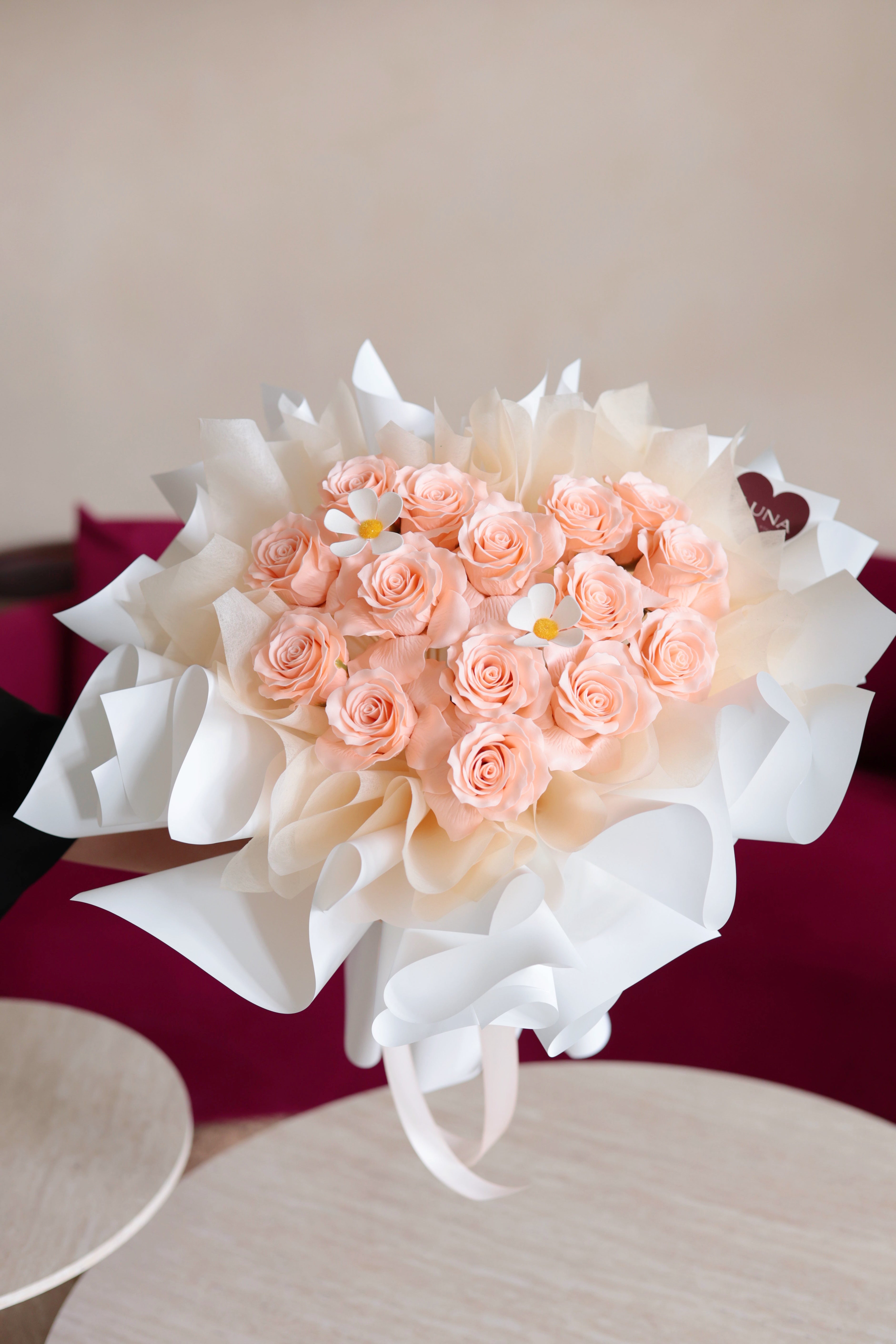 Peaches & Cream (Soap Flowers)