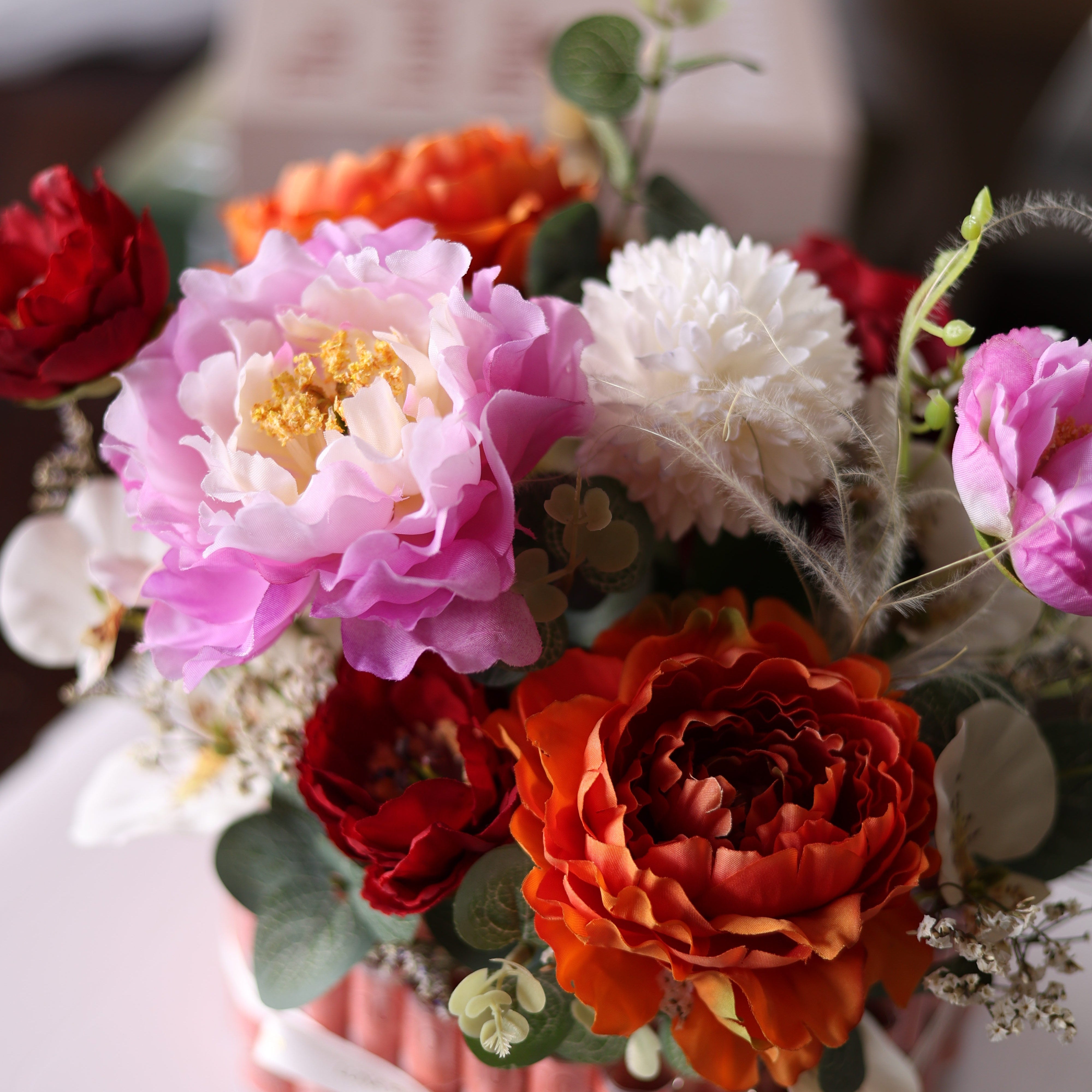 Money Flower Cake (Artificial Flowers)