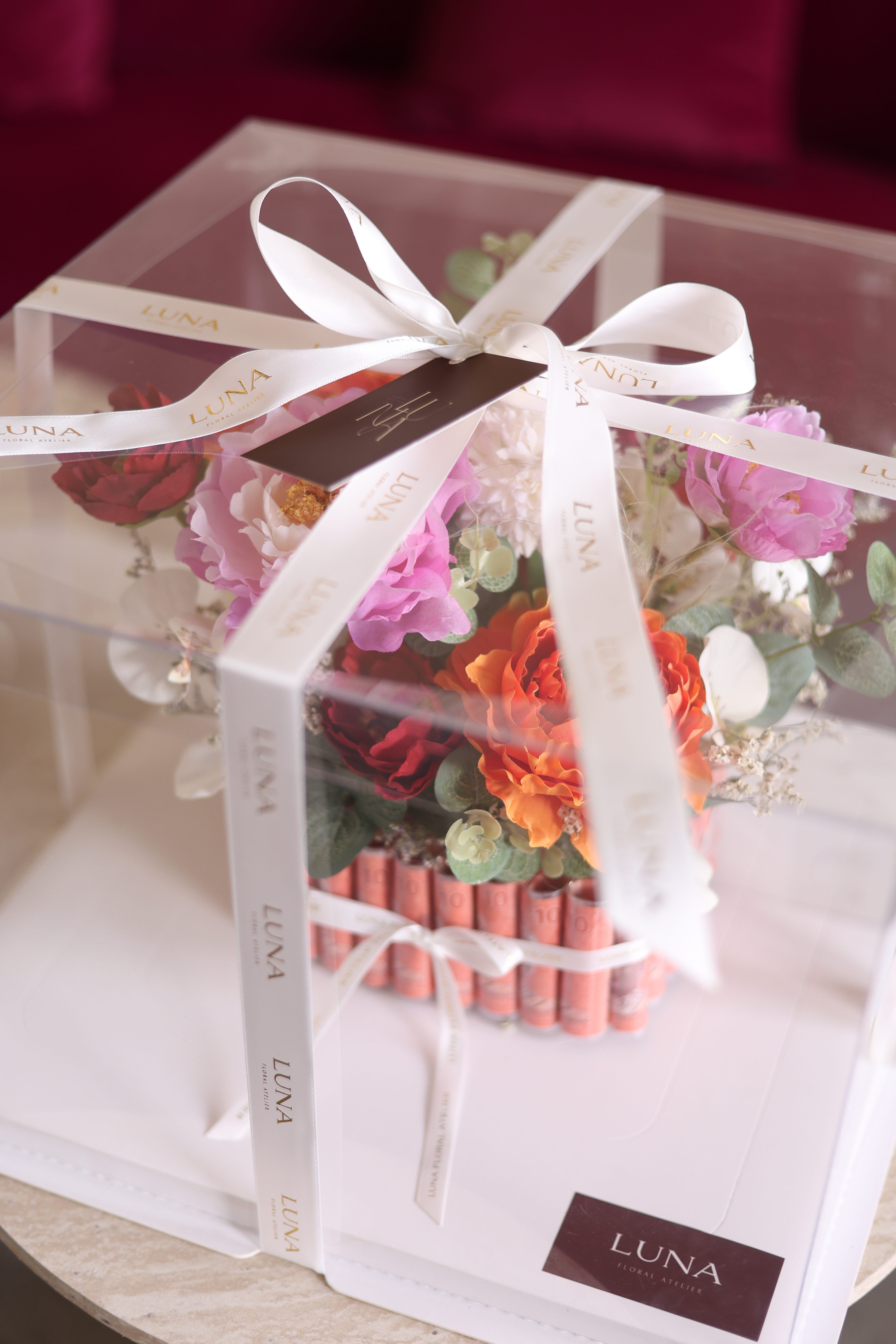 Money Flower Cake (Artificial Flowers)