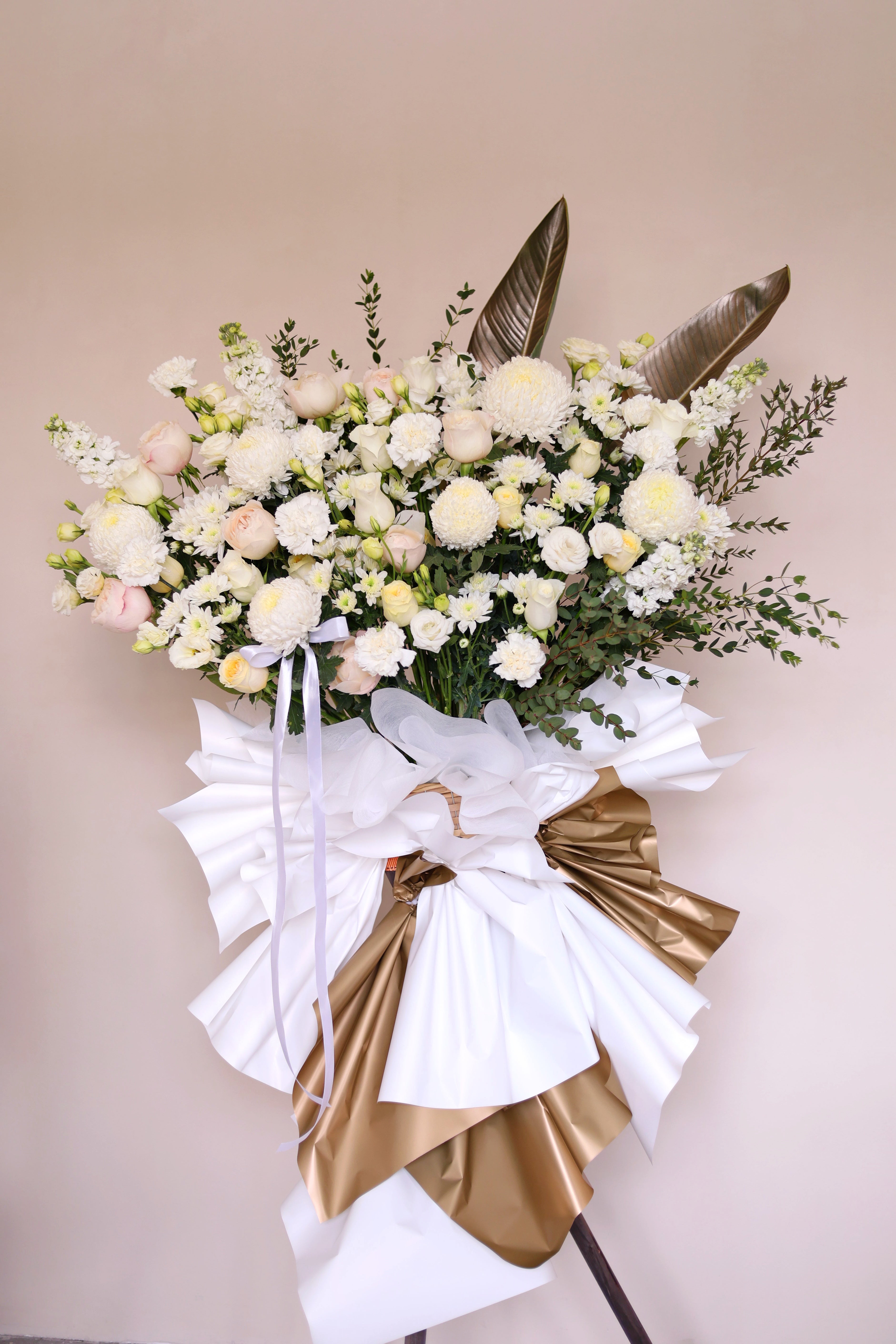 In Loving Light Condolence Flower Stand