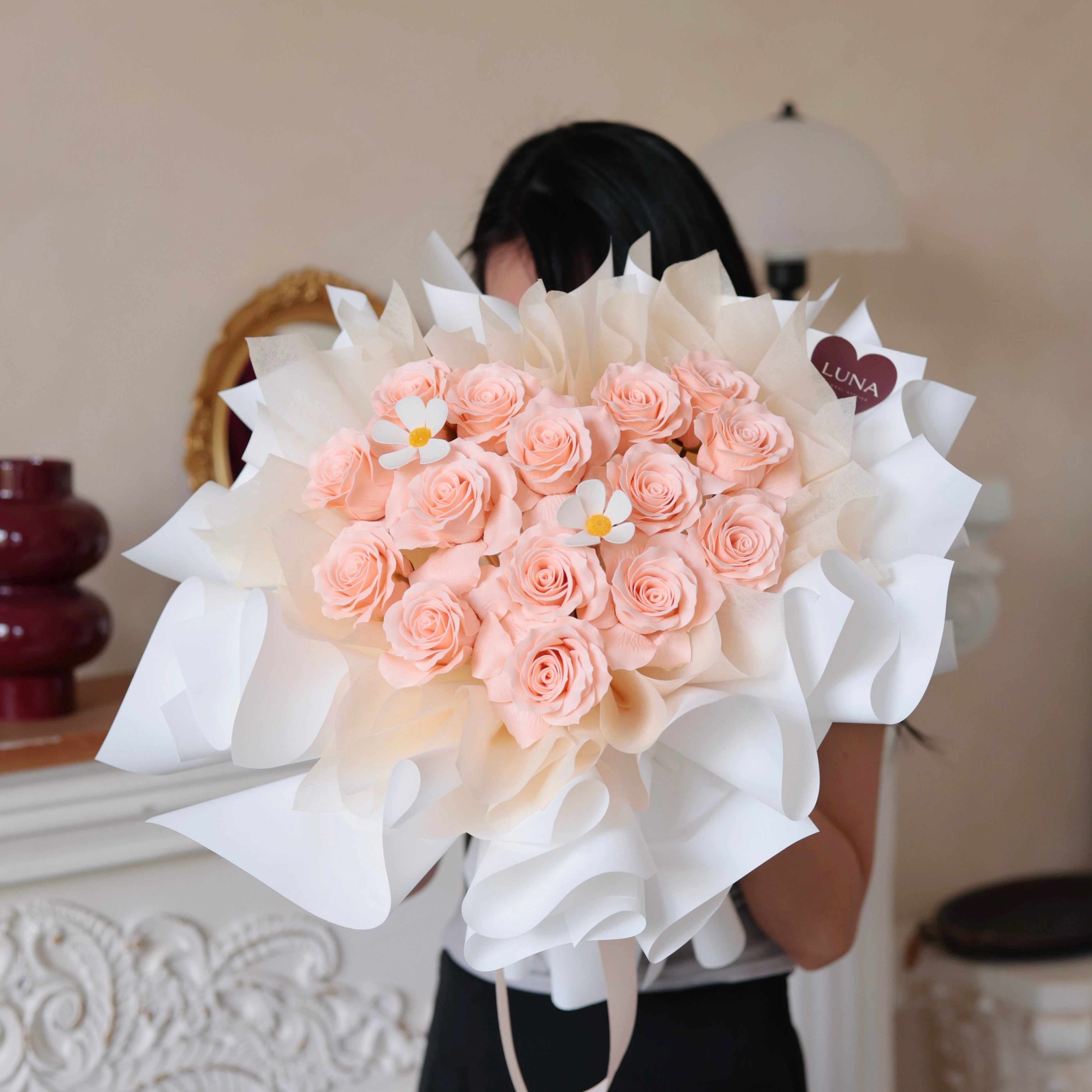 Peaches & Cream (Soap Flowers)