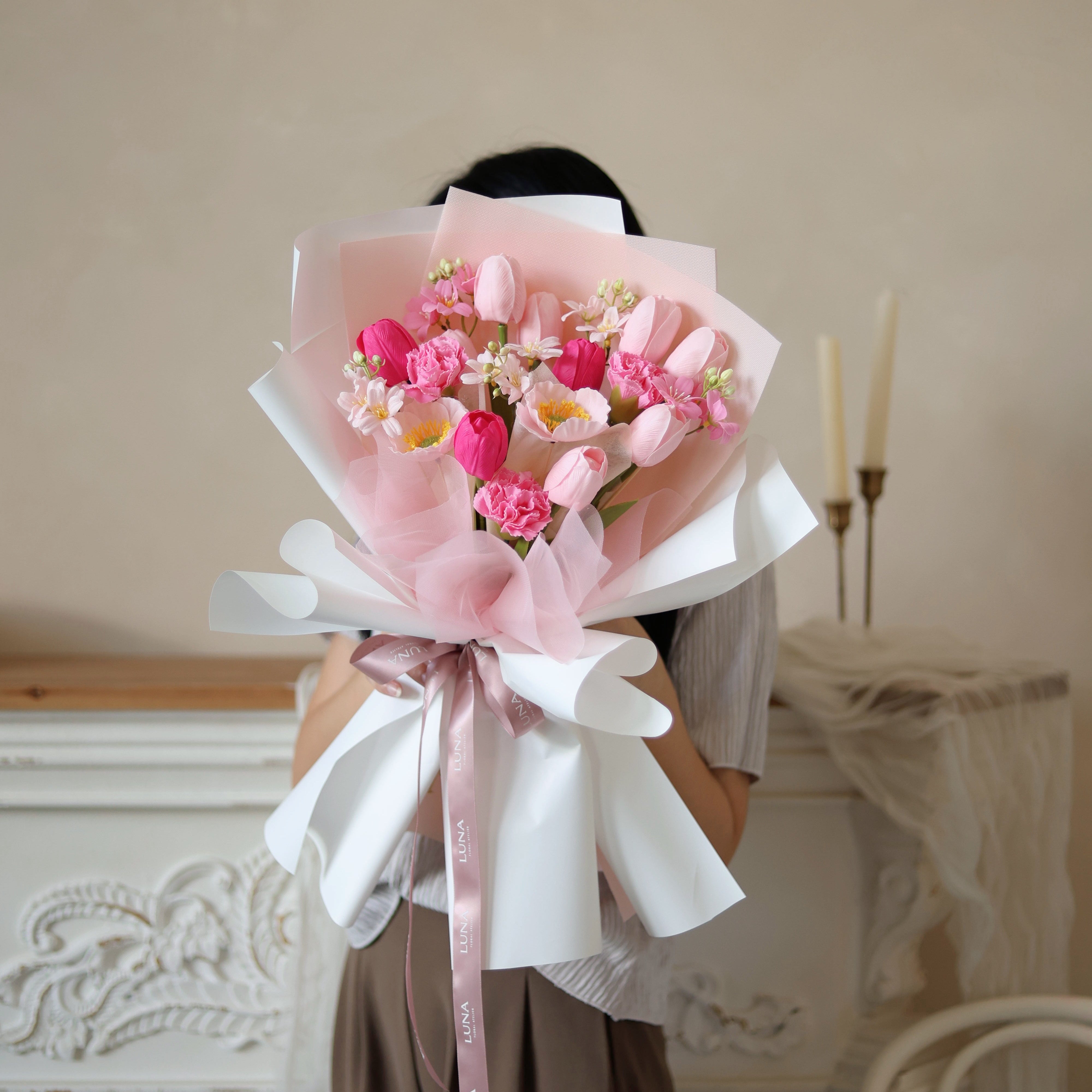 Heartfelt Hugs (Soap Flowers)